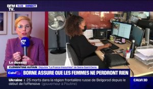 Clémentine Autain répond à Élisabeth Borne : "Même le ministre, monsieur Riester, (...) a été incapable de nous expliquer en quoi cette mesure serait favorable aux femmes"