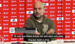 Guardiola : "Arteta est un vrai supporter d'Arsenal"