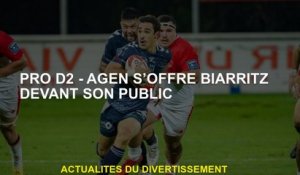 Pro D2 - Agen propose Biarritz devant son public