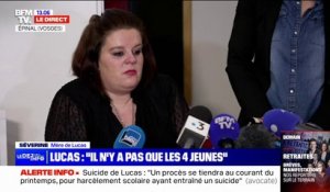 "Il n'y a pas que les 4 jeunes": la mère de Lucas, victime de harcèlement scolaire, revient sur la mort de son fils