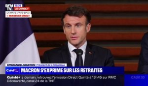 Emmanuel Macron: "La réforme des retraites est indispensable quand on se compare en Europe"