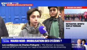 Blocage des lycées contre la réforme des retraites: "La jeunesse est très mobilisée", affirme Manès Nadel, responsable fédéral Paris de La Voix lycéenne