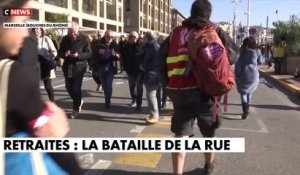 Réforme des retraites: Images de la mobilisation à Marseille