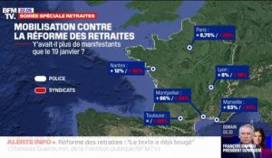 Réforme des retraites: mobilisation en hausse à Marseille, Paris Toulouse, Rennes ou encore Vichy