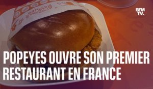 Popeyes ouvre son premier restaurant en France