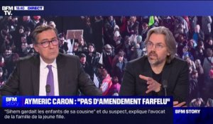 Aymeric Caron, député LFI: "Nous n'avons pas déposé d'amendement farfelu"