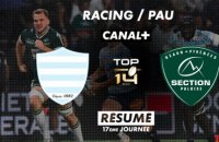 Le résumé de Pau / Racing - TOP 14 - 17ème journée