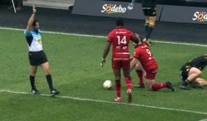 TOP 14 - Essai de Jean-Marc DOUSSAIN (LOU) - Stade Rochelais - LOU Rugby - Saison 2022:2023