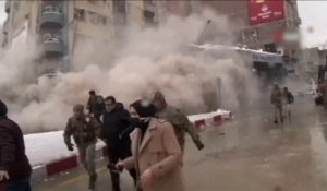 Turquie : un immeuble s'effondre après le deuxième séisme