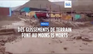 Pérou : glissements de terrains meurtriers dans le sud du pays