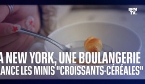 A New York, une boulangerie lance les mini "croissants-céréales"