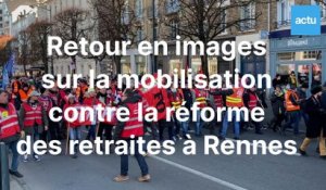 Grève du 7 février à Rennes : retour ne images sur la mobilisation contre la réforme des retraites
