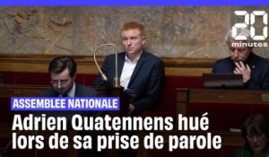 Adrien Quatennens hué à l'Assemblée nationale