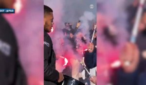 Les supporters parisiens mettent le feu avant OM-PSG