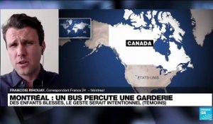 Montréal - Un bus percute volontairement une garderie près de Montréal, tuant deux jeunes enfants et en blessant plusieurs autres