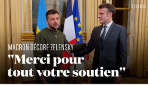 Macron décerne à Zelensky la Grand’Croix de la Légion d’honneur "pour les Ukrainiens"