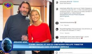 Claire Chazal et son ex-compagnon Phillipe Torreton  retrouvailles dans un moment difficile