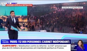 Mobilisation contre la réforme des retraites: fin de manifestation sans trouble majeur à Paris