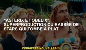 "Asterix et Obelix", superproduction de bataille -dandise d'étoiles qui tombent à plat