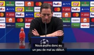 8es - Schmidt : "Une bonne première étape"