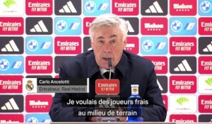 Ancelotti sur le choix Camavinga : "Je voulais des joueurs frais"