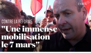 Laurent Berger veut "mettre le pays à l'arrêt" le 7 mars "si le gouvernement n'entend pas"