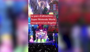 Le parc Super Nintendo World inauguré à Los Angeles