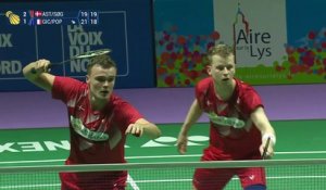 Badminton : le double messieurs TJ Popov-Thom Gicquel ramène la France à égalité en finale du championnat d'Europe