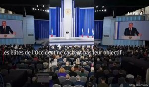Poutine brandit la menace nucléaire lors de son discours annuel