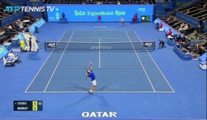 Doha - Murray écarte Zverev