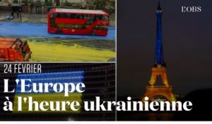 24 février : l'Europe aux couleurs de l'Ukraine, un an après le début de l'invasion russe