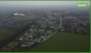 Le Brabant wallon vu du ciel : le nouveau quartier de Perwez