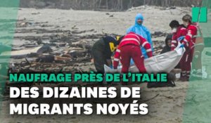 Près de l'Italie, des dizaines de migrants meurent après un naufrage