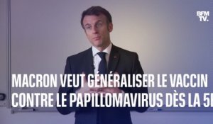 Emmanuel Macron veut "