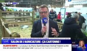Salon de l'Agriculture: "Il y a énormément de monde et plus que l'an passé" selon Arnaud Lemoine