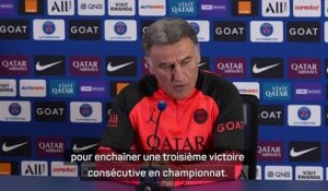 PSG - Galtier : "Il n'y a pas la possibilité de faire une énorme rotation"