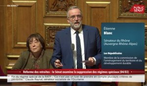 Retraites : « Supprimer le régime de la Banque de France est une erreur » défend Étienne Blanc (LR)
