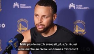 Warriors - Curry : "J'ai eu de bonnes sensations"