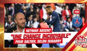 PSG : Neymar absent, "une chance incroyable" pour Galtier, selon Dugarry