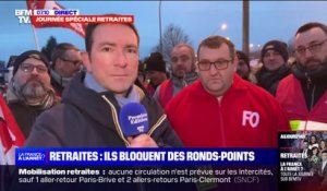 À Amiens, des manifestants bloquent des ronds-points contre la réforme des retraites