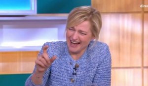“On n'devrait pas rire !” : Anne-Elisabeth Lemoine hilare après la chute impressionnante d’un passager d’un train sur BFMTV
