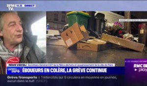 Régis Vieceli (CGT déchets et assainissement à Paris): "Nous reprendrons le boulot dès demain si Emmanuel Macron abandonne sa réforme"