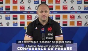 XV de France - Servat : "Ce serait grandiose de gagner à Twickenham"