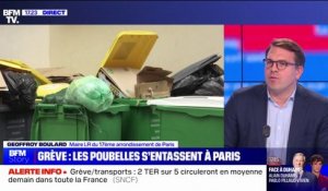 Grève des éboueurs à Paris: "Il y a une prolifération de rongeurs" déplore Geoffroy Boulard, maire du 17e arrondissement
