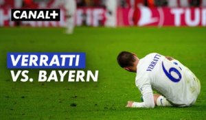 Le match de Marco Verratti lors de Bayern / PSG - Ligue des Champions (8ème de finale retour)