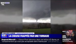 Tornade dans la Creuse: "les trois quarts des toitures des bâtiments sont détruites" explique cet habitant du village de Pontarion