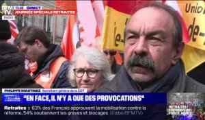 Retraites: pour Philippe Martinez (CGT), la réponse d'Emmanuel Macron est "un bras d'honneur aux syndicats et au mouvement social"