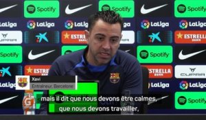 “Barçagate” - Xavi veut se concentrer sur le football