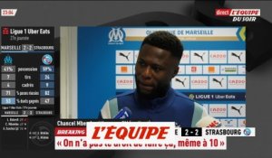 Mbemba (OM) « Même à 10, on n'a pas le droit de faire ça » - Foot - L1 - OM