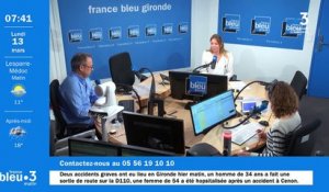 13/03/2023 - Le 6/9 de France Bleu Gironde en vidéo
